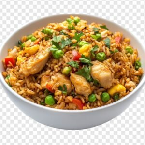 schezwan chicken fried rice