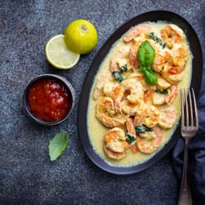 butter garlice prawns